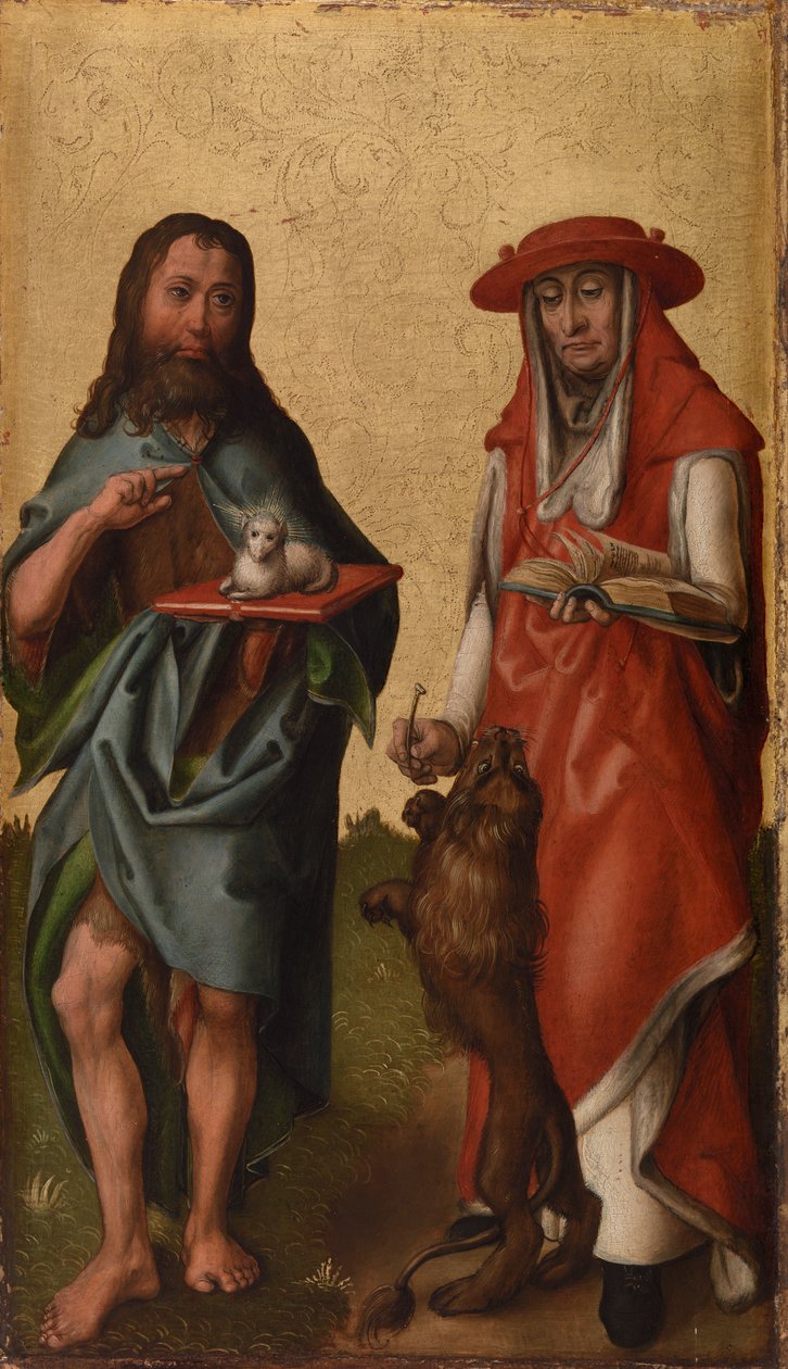 Santos João Batista e Jerônimo de Rhenish Master