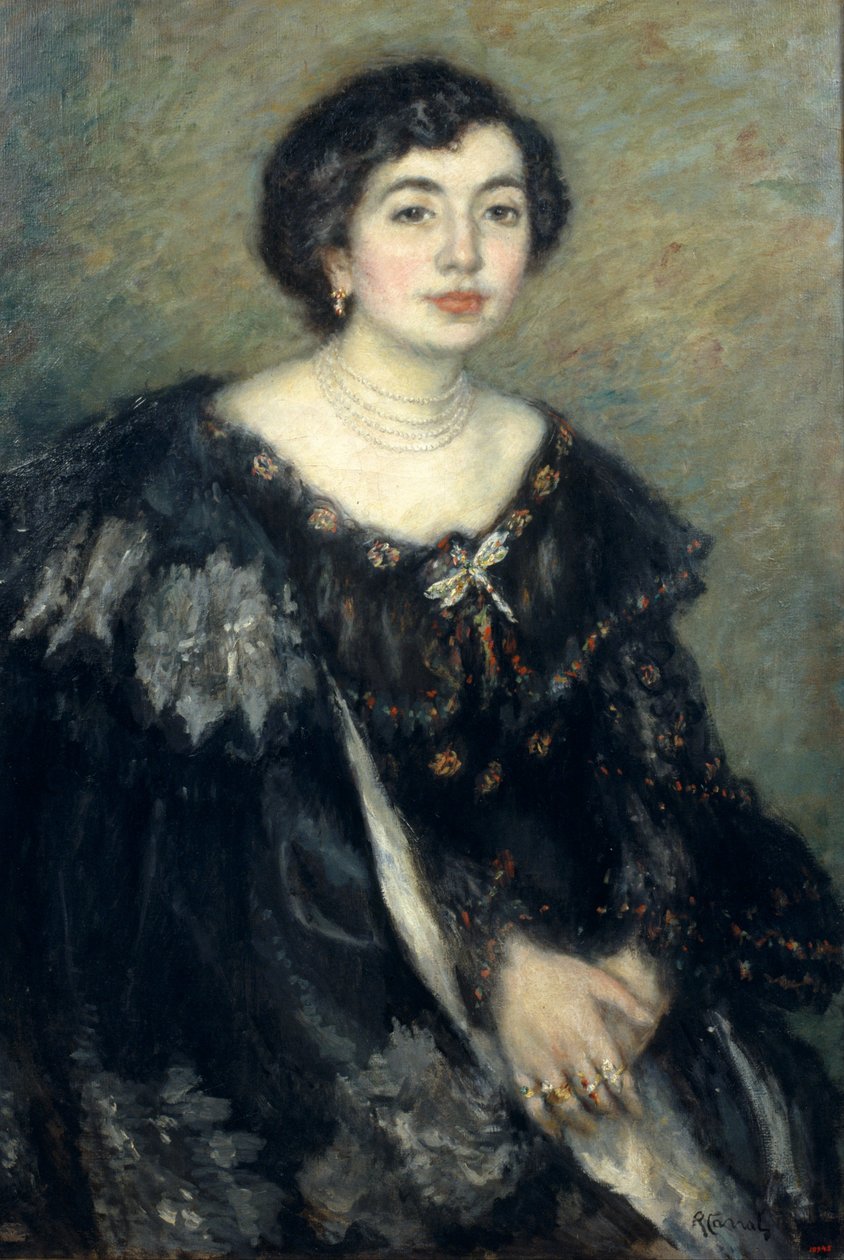Sra. Amouroux (a irmã de direito dos artistas) de Ricard Canals