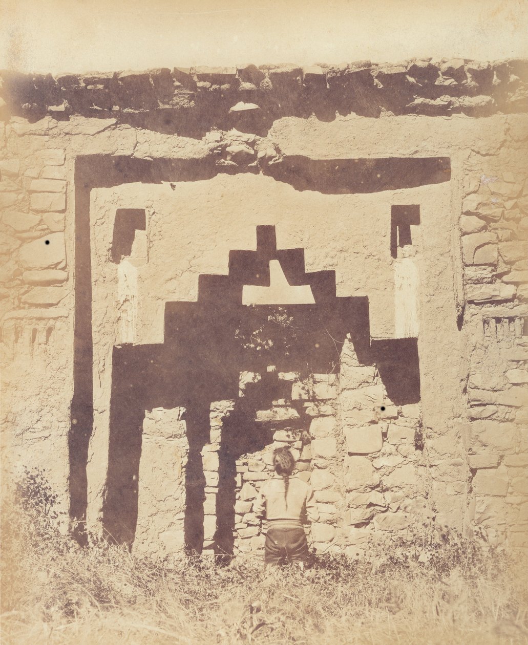 Ruínas do Templo das Virgens. Do Álbum de Visões da Ferrovia do Sul de Ricardo Villaalba
