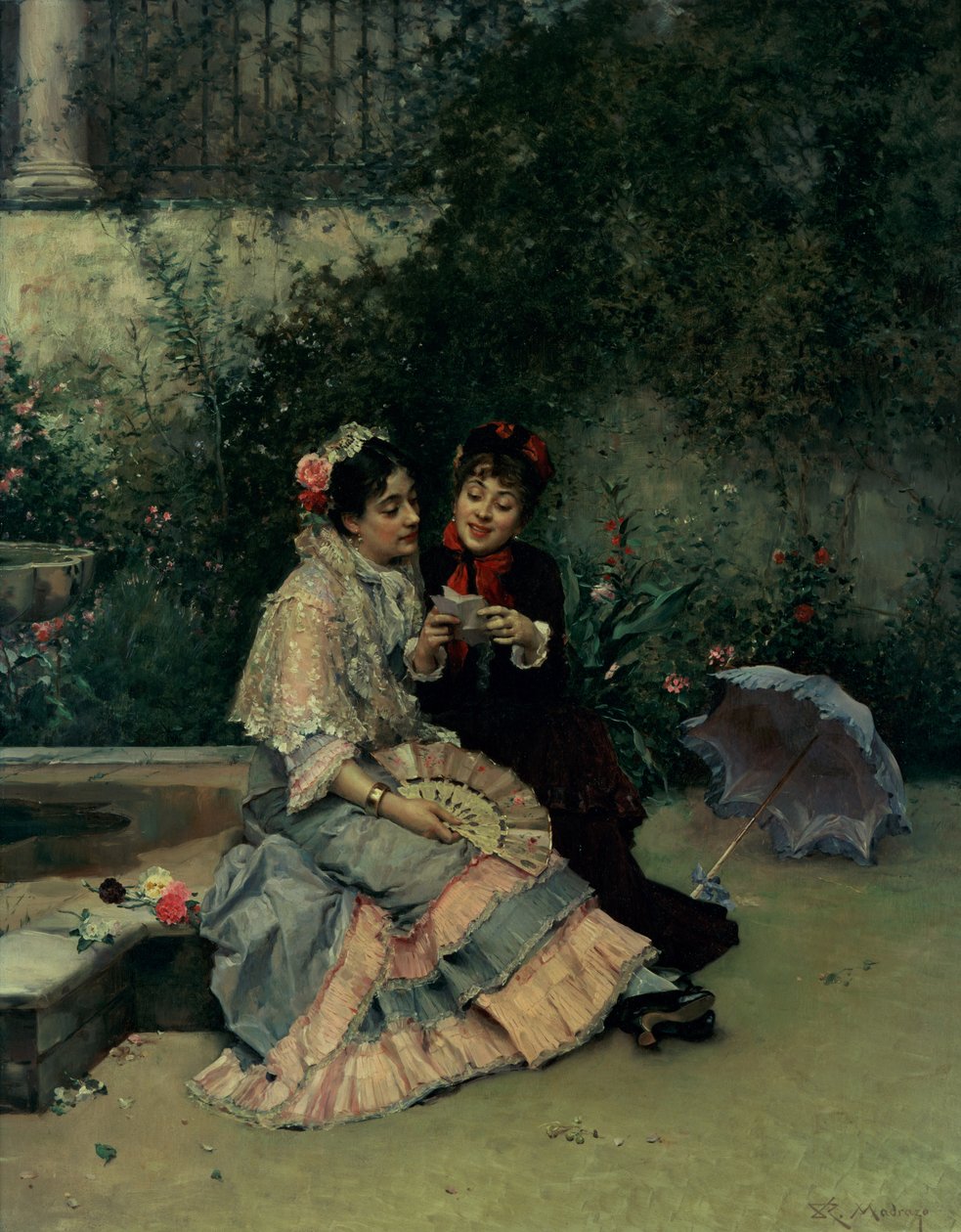 Duas mulheres espanholas de Ricardo de Madrazo y Garreta