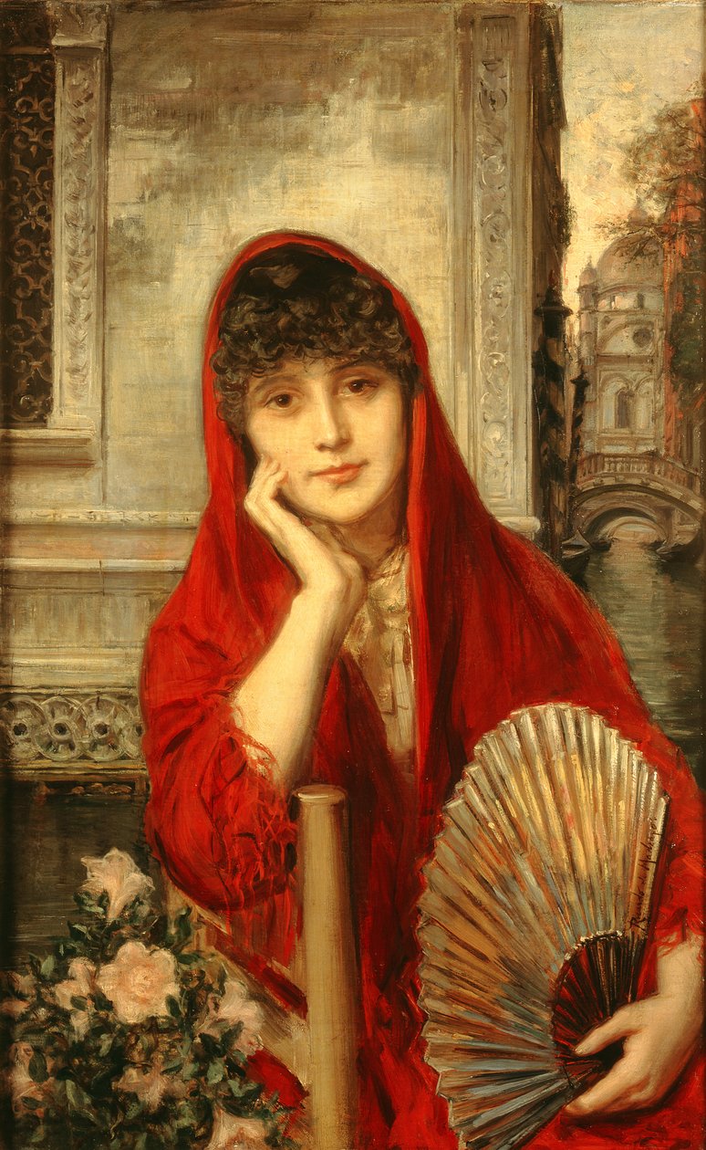 Beleza veneziana de Ricardo de Madrazo y Garreta