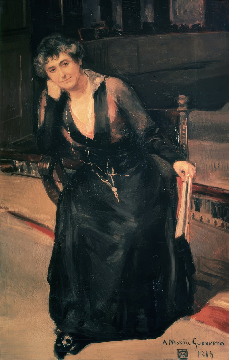 Retrato da Sra. María Guerrero de Ricardo Baroja