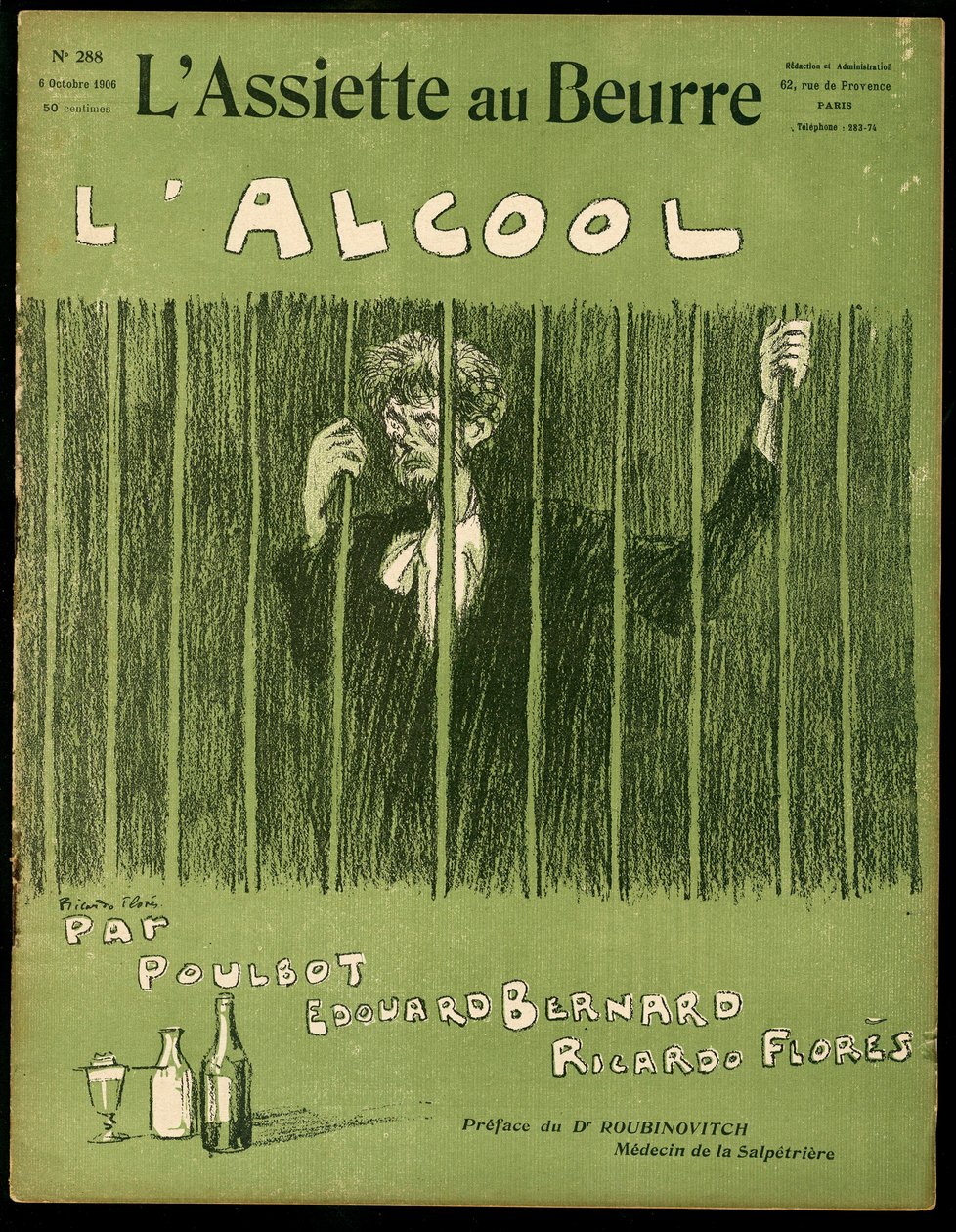 Capa do "The Butter Plate", número 288, Satirical in Colours de Ricardo Flores