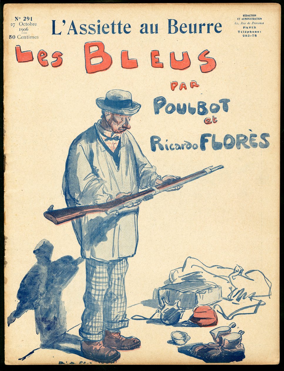 Capa do "The Butter Plate", número 291, Satirique en Colours de Ricardo Flores