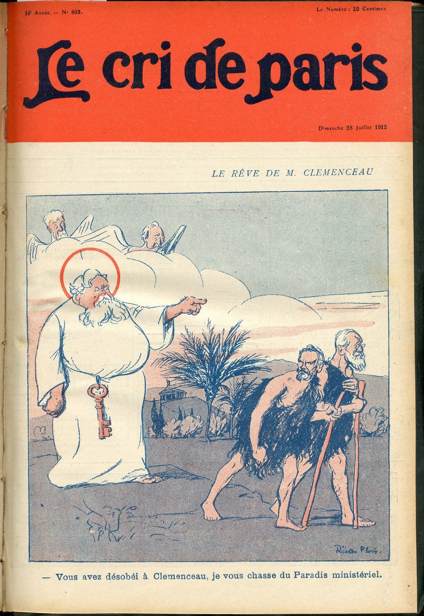 Capa do "The Cree of Paris" (O Córrego de Paris) de Ricardo Flores