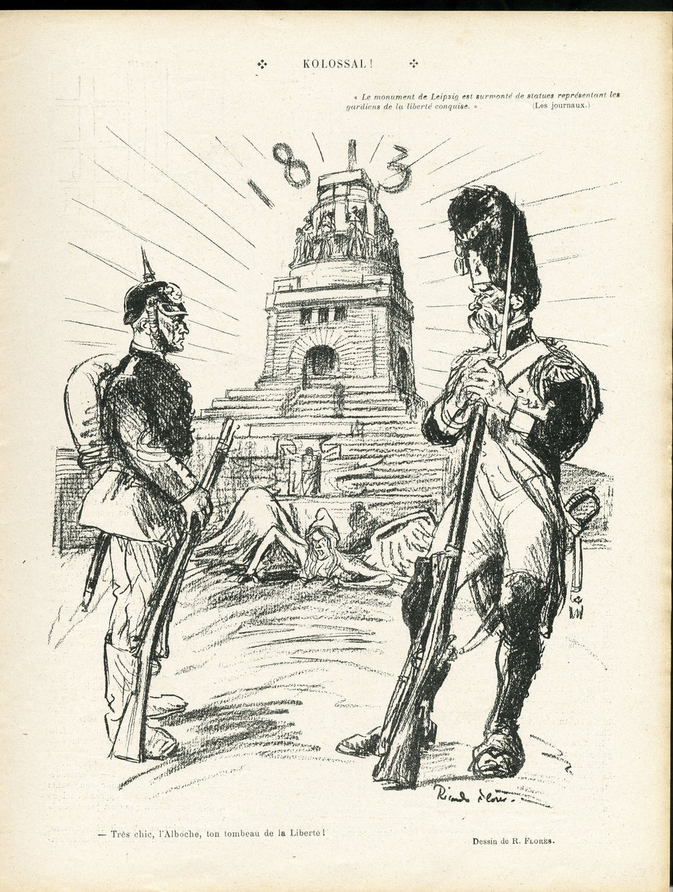 Ilustração de Ricardo Flores (1878-1918) em Le Lire de Ricardo Flores