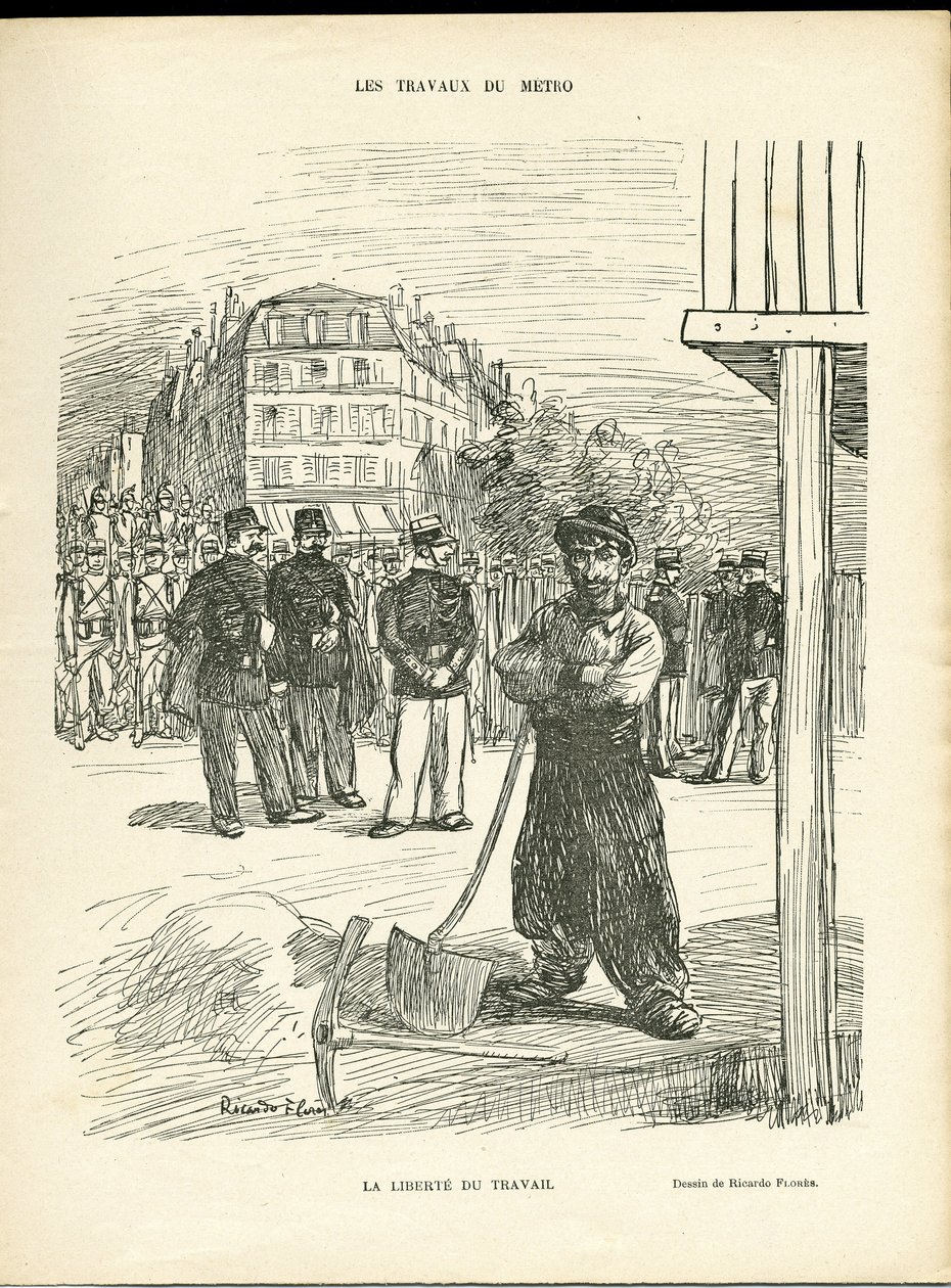 Ilustração de Ricardo Flores (1878-1918) em Le Rire de Ricardo Flores