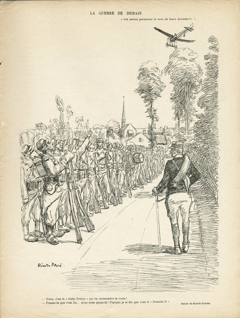 Ilustração de Ricardo Flores (1878-1918) em Le Lire de Ricardo Flores