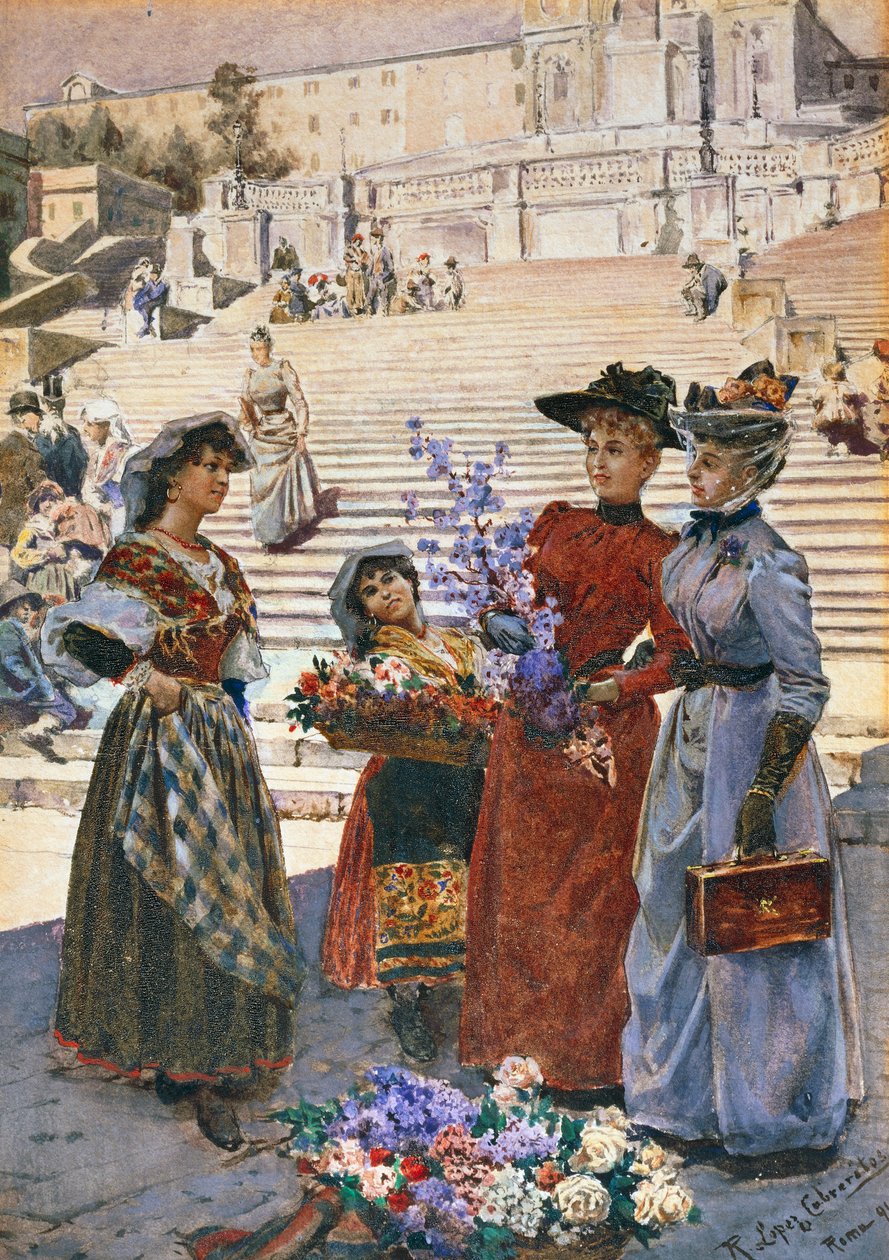 Piazza di Spagna em Roma de Ricardo Lopez Cabrera