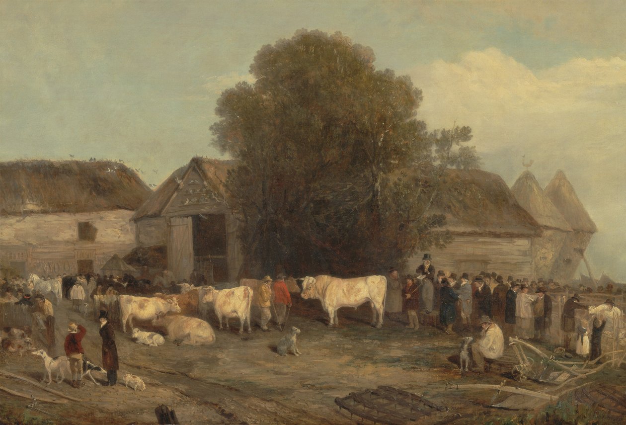 A venda da fazenda, 1820 de Richard Barrett Davis