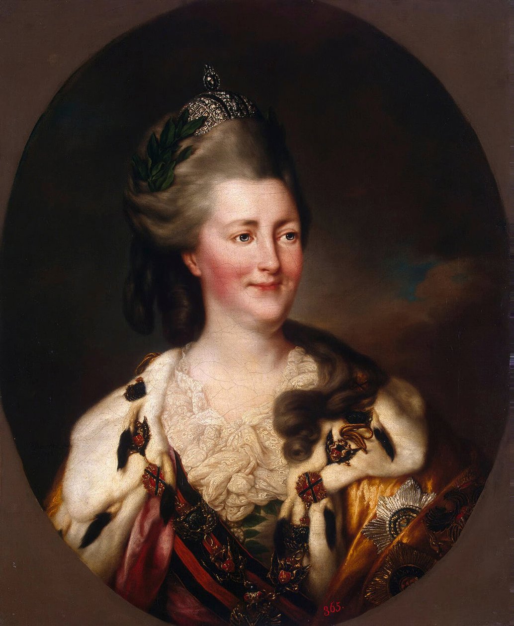Retrato de Catarina II, 1782 de Richard Brompton
