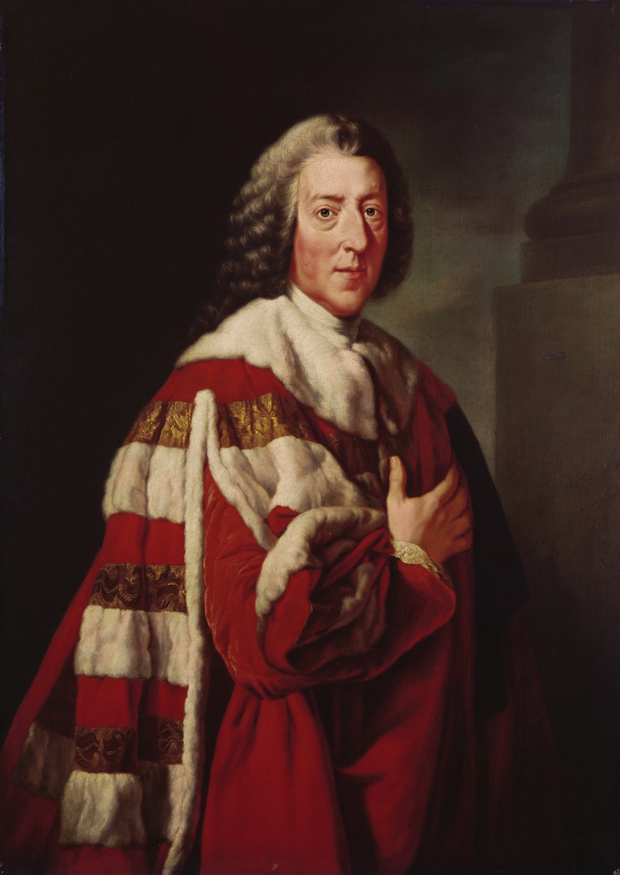 William Pitt, 1º Conde de Chatham, 1772 de Richard Brompton