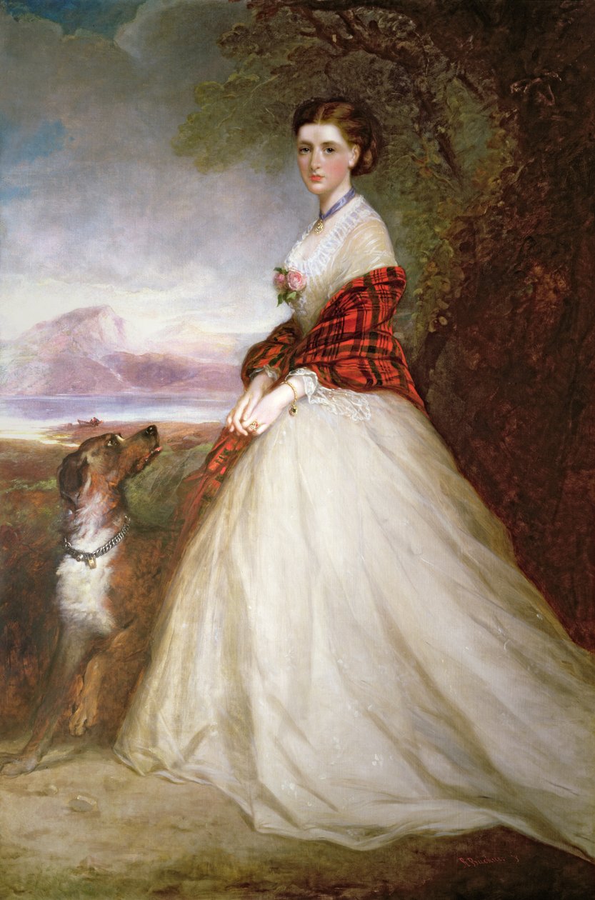 Retrato de Gertrude, condessa de Dunmore de Richard Buckner