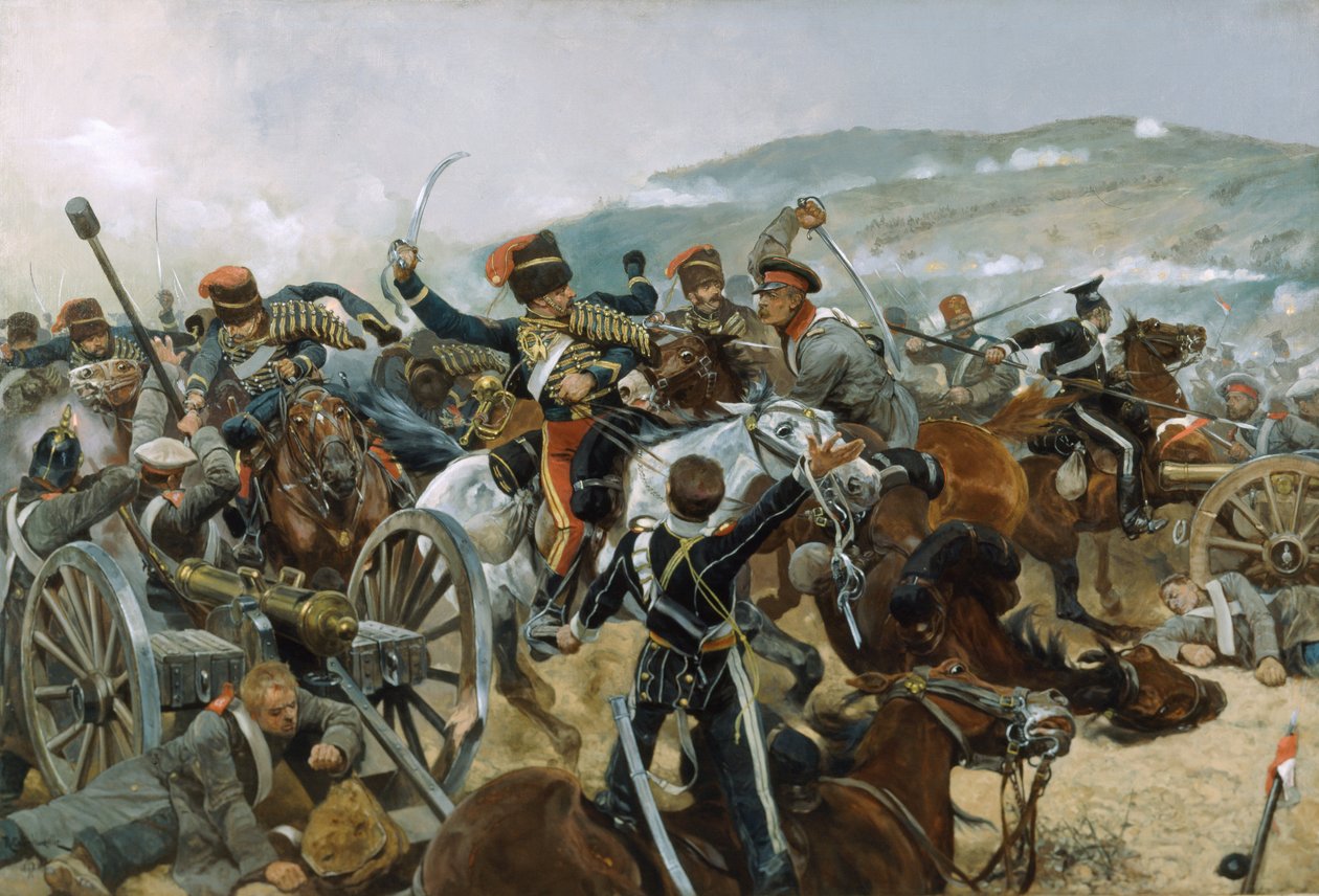 O Alívio da Brigada Ligeira, 25 de outubro de 1854, 1897 de Richard Caton Woodville