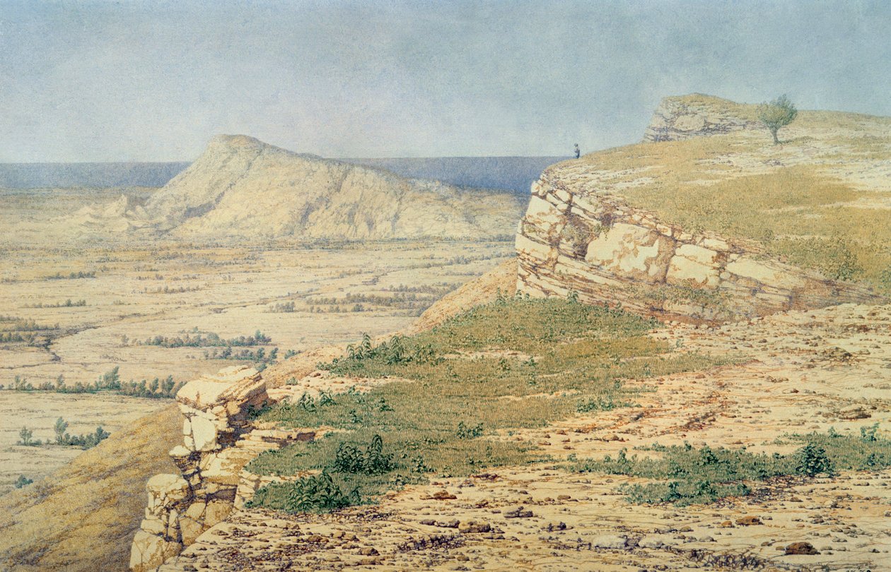 Vista sobre a ilha de Rodes de Richard Dadd