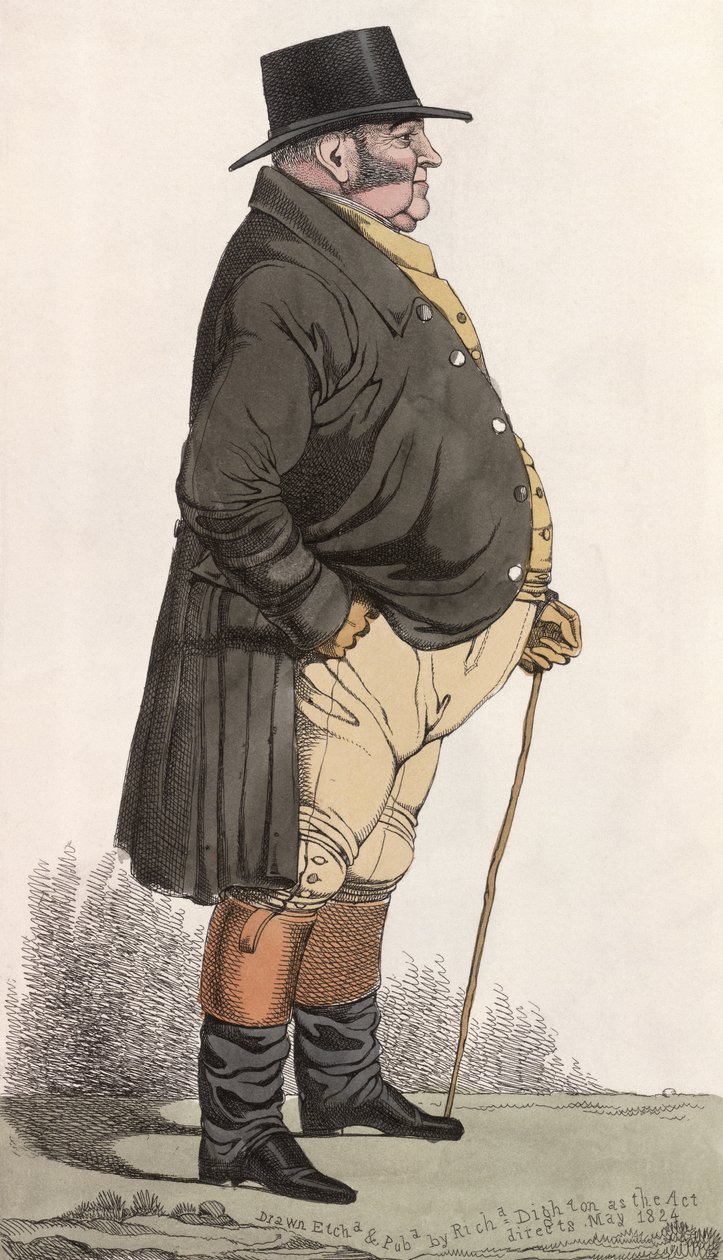 Sr. Goldsmith, ilustração de livro de `Dighton&39;s City Characters &39;, maio de 1824 de Richard Dighton