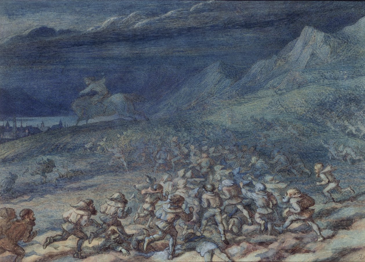 O Altar Cup em Aagerup (wc, guache sobre papel) de Richard Doyle