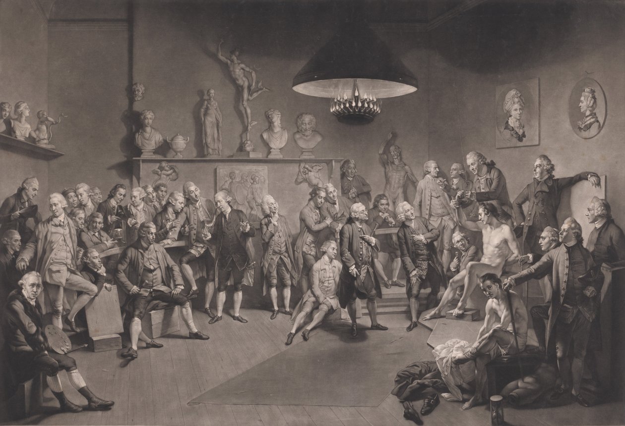 Escola da Vida na Royal Academy de Richard Earlom
