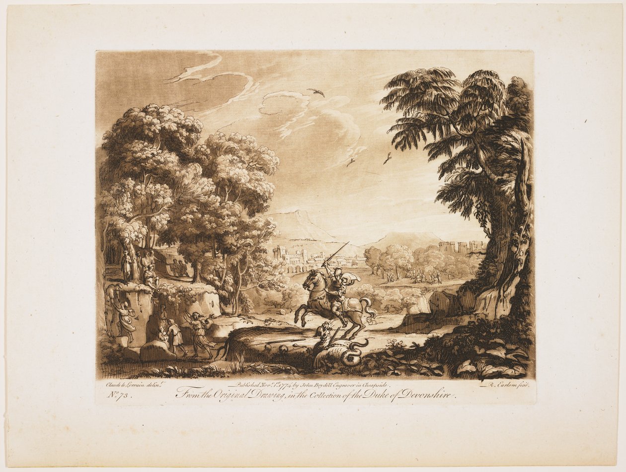 Plate No. 73 do livro de Verdade de 1774 de Richard Earlom
