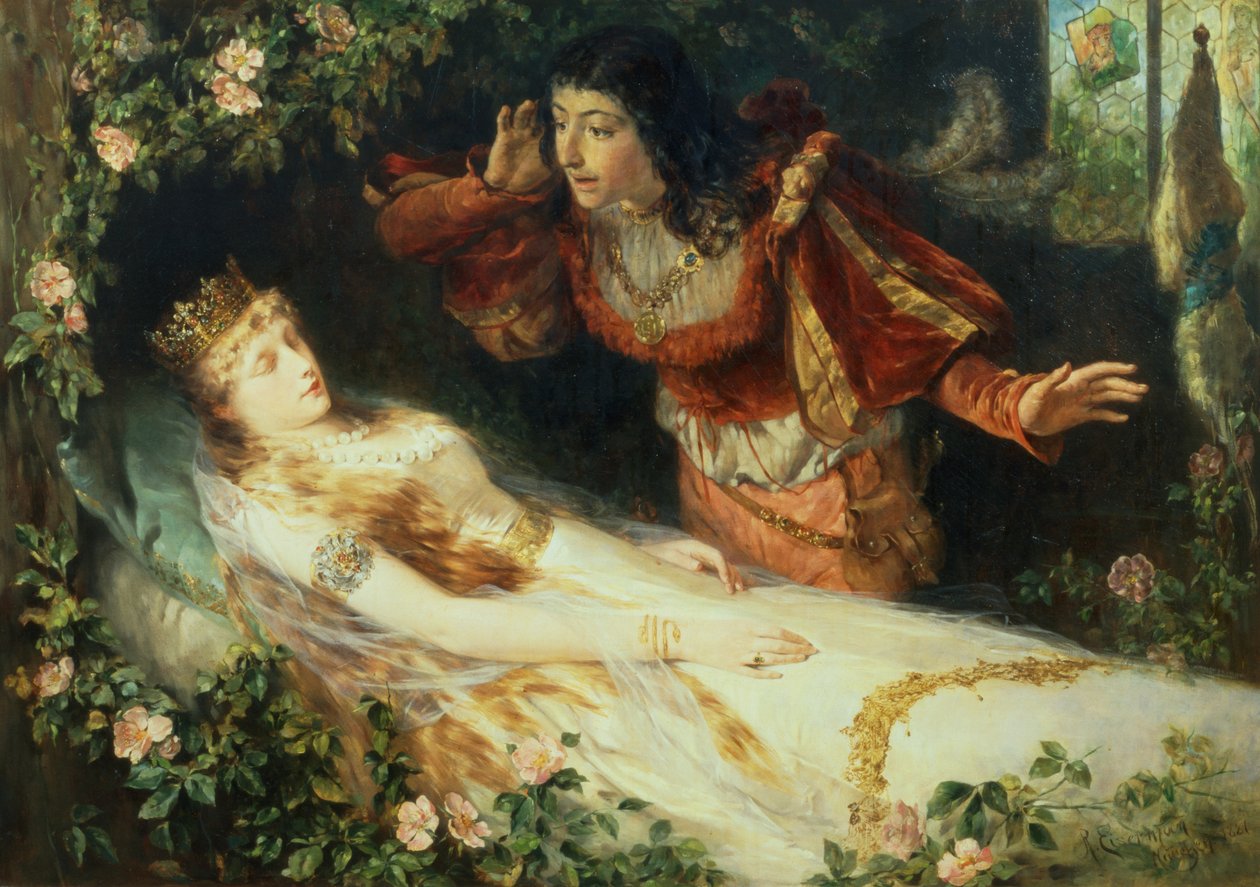 A Bela Adormecida, 1881 de Richard Eisermann
