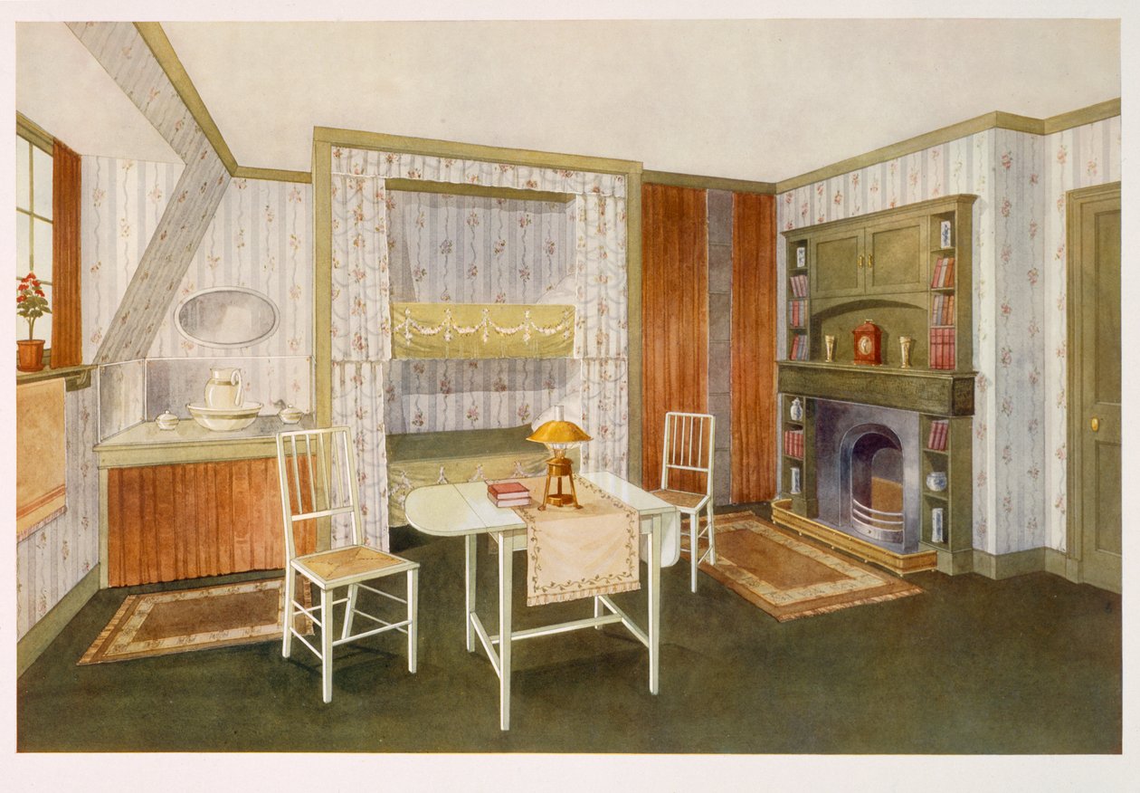 Quarto no sótão com beliches de Richard Goulburn Lovell