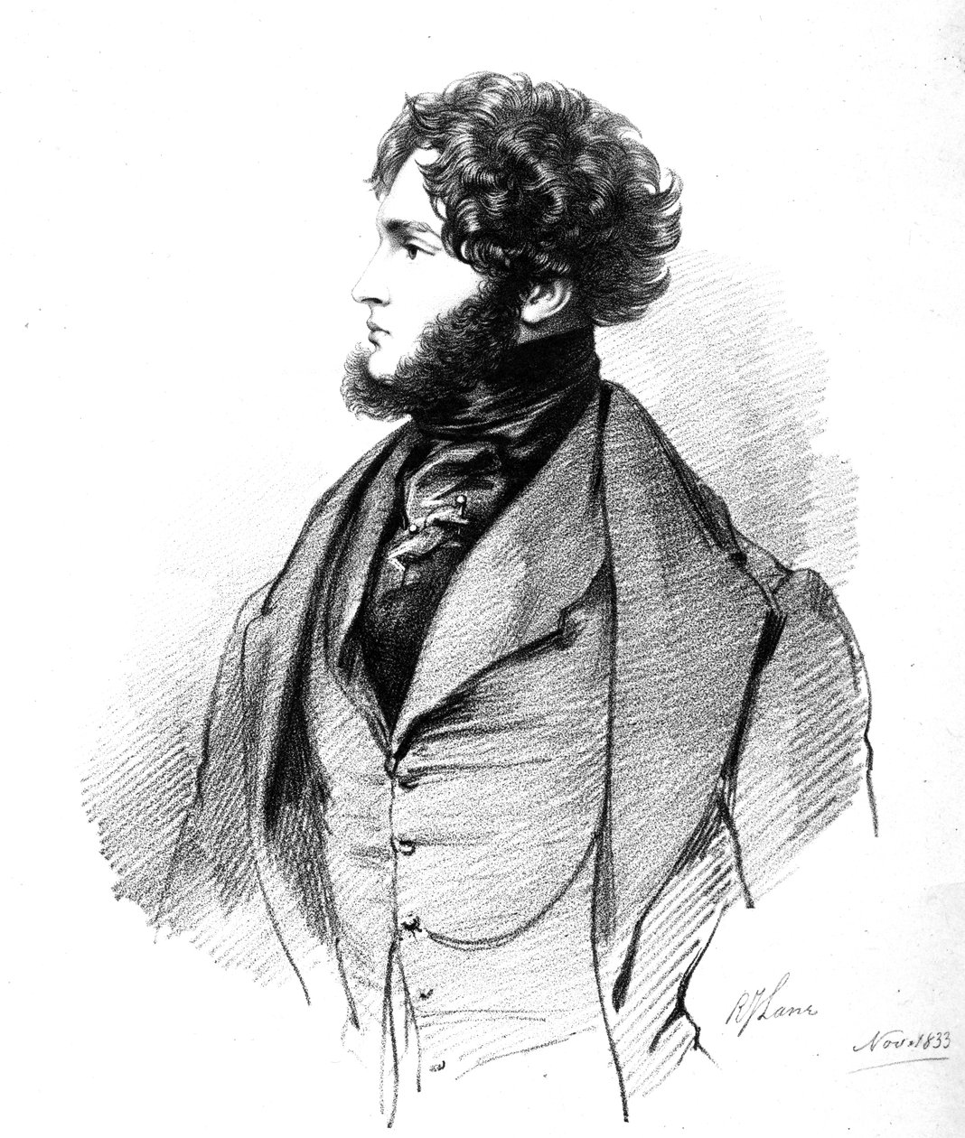 Alfred Guillaume Gabriel, conde de Orsay, 1833 de Richard James Lane