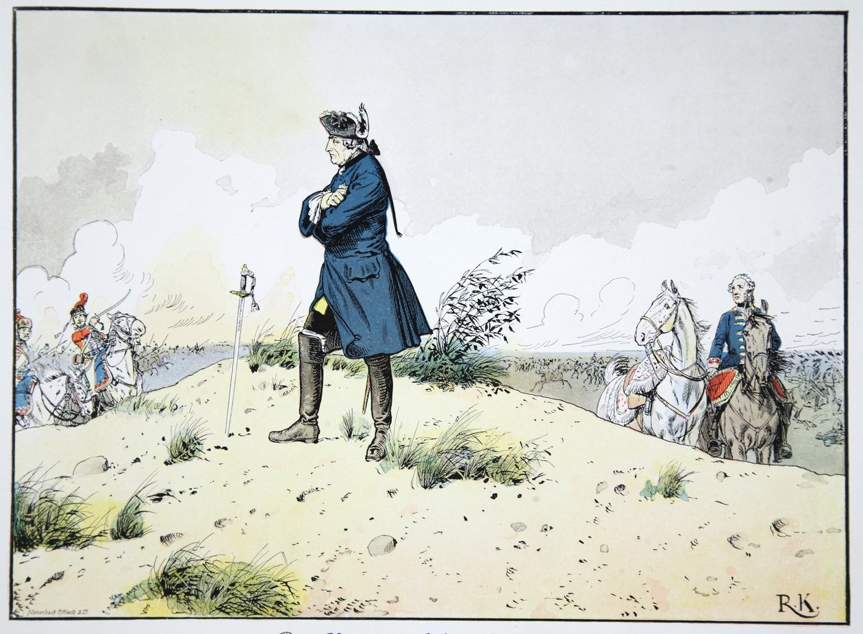 Kunersdorf, 12 de agosto de 1759 de Richard Knoetel