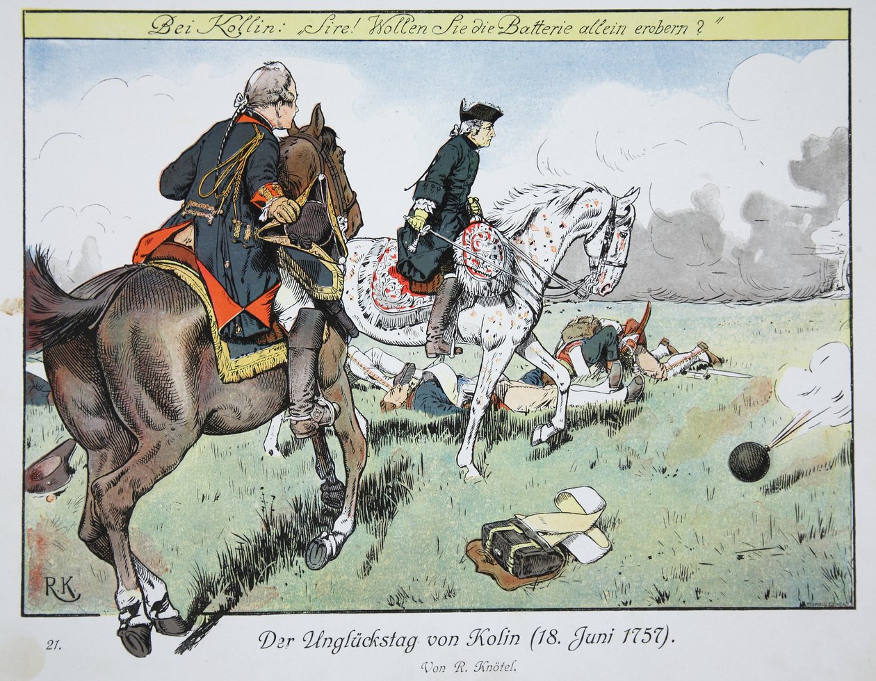 O dia fatal de Kolin, 18 de junho de 1757 de Richard Knoetel