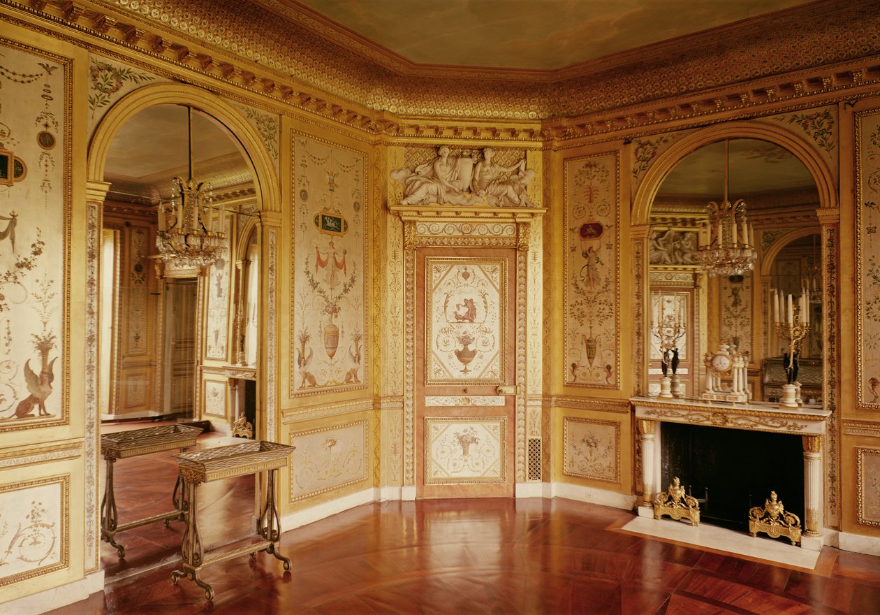 Boudoir de Marie-Antoinette (1755-93) decorado em 1785 de Richard Mique