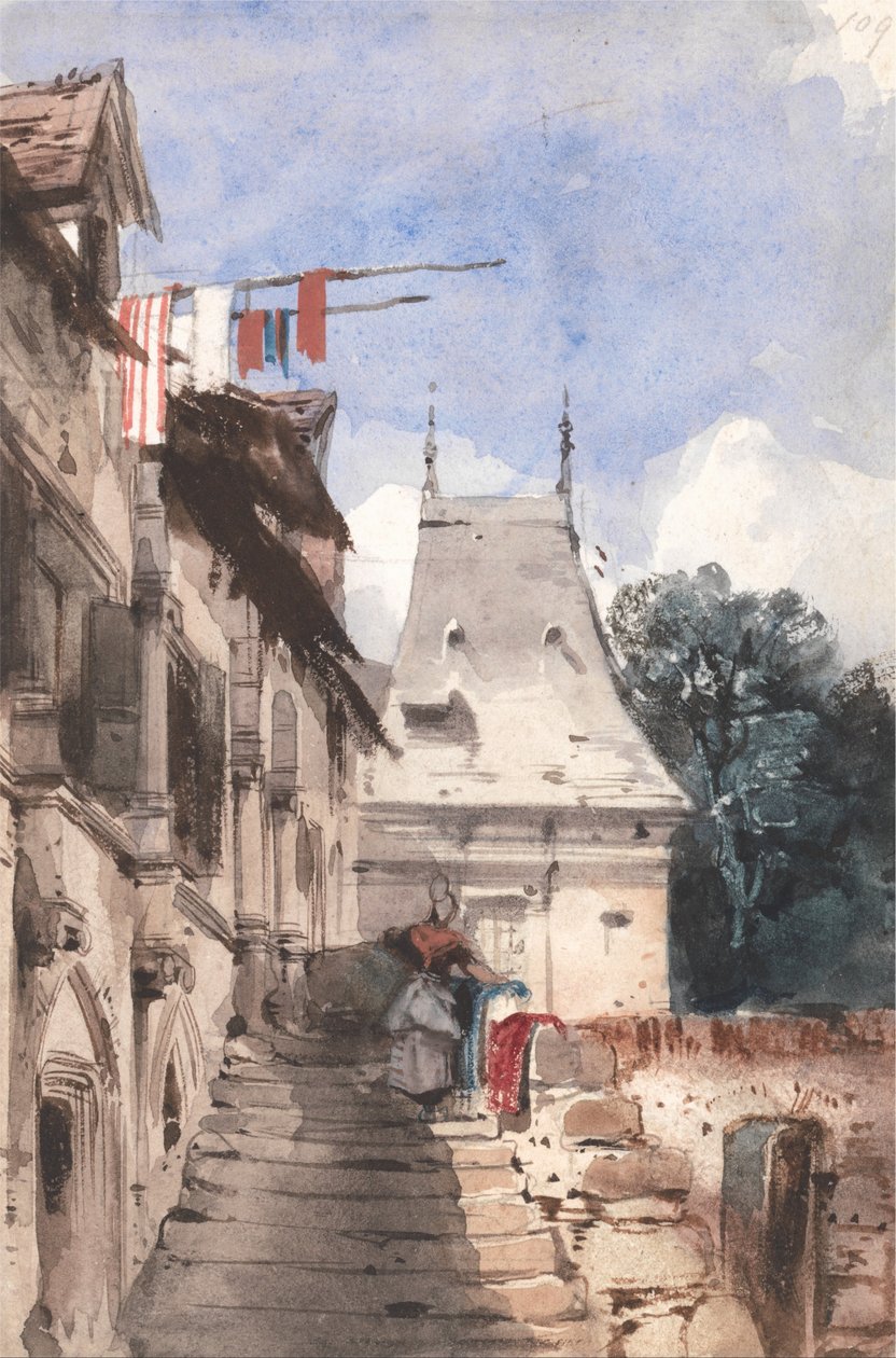 Abadia st-amand, rouen de Richard Parkes Bonington