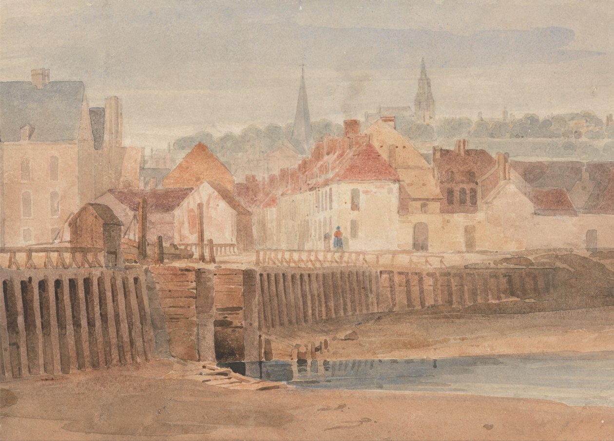 Porto de Boulogne de Richard Parkes Bonington