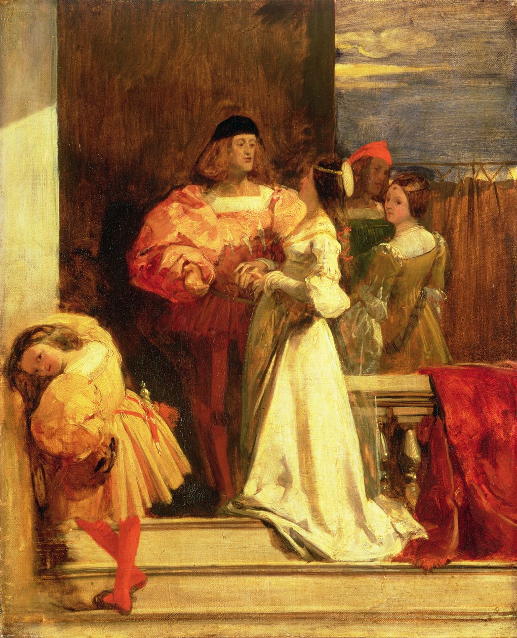 Noite em Veneza, 1826-1828 de Richard Parkes Bonington