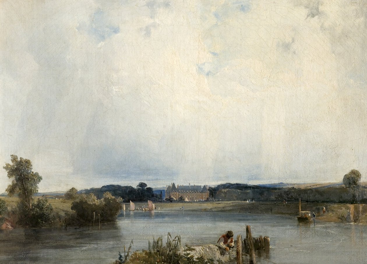 O Castelo da Duquesa de Berry, 1823-25 de Richard Parkes Bonington