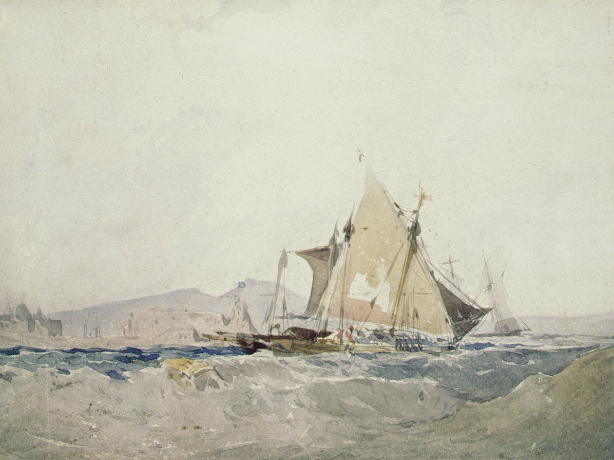 Seascape de Richard Parkes Bonington