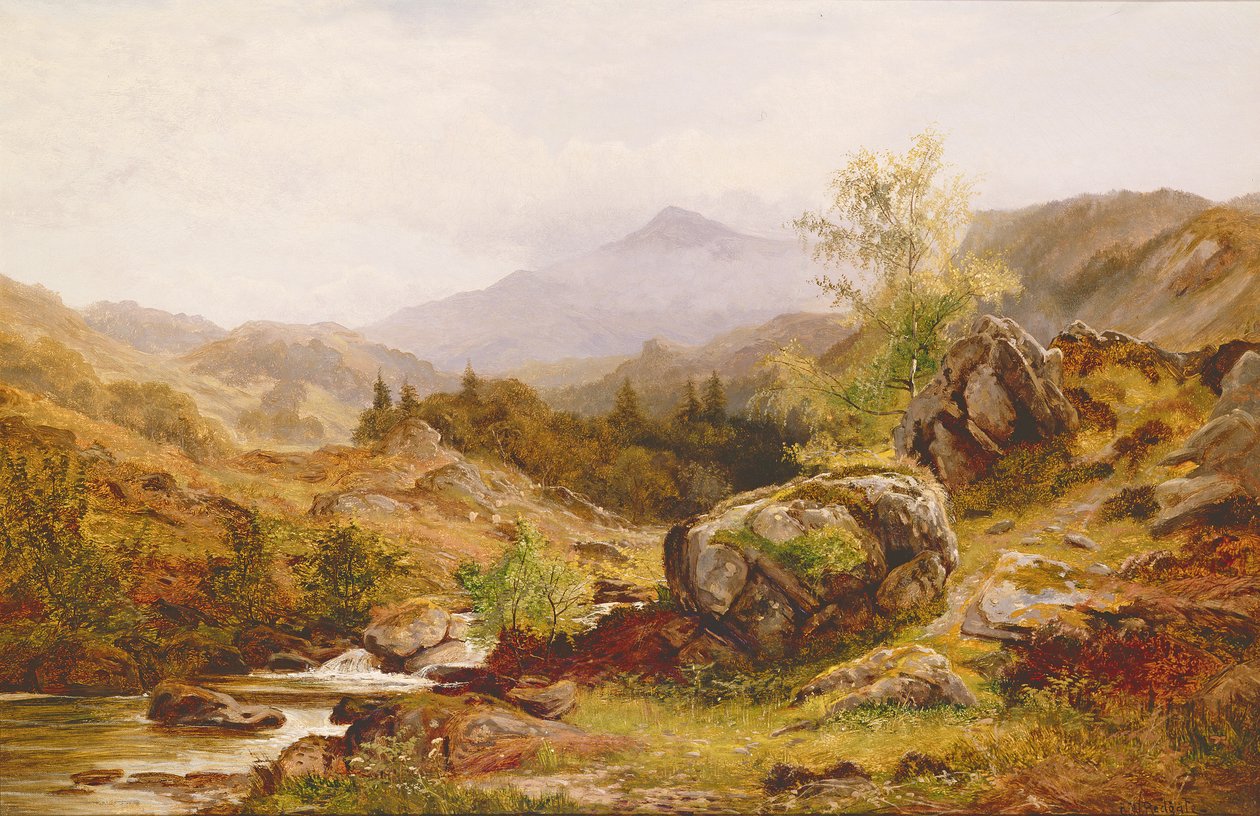 No Vale Lledr, North Wales de Richard Redgrave