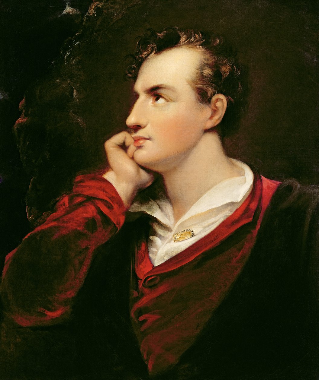 Retrato de George Gordon Byron (1788-1824) 6º Barão Byron, 1813 de Richard Westall