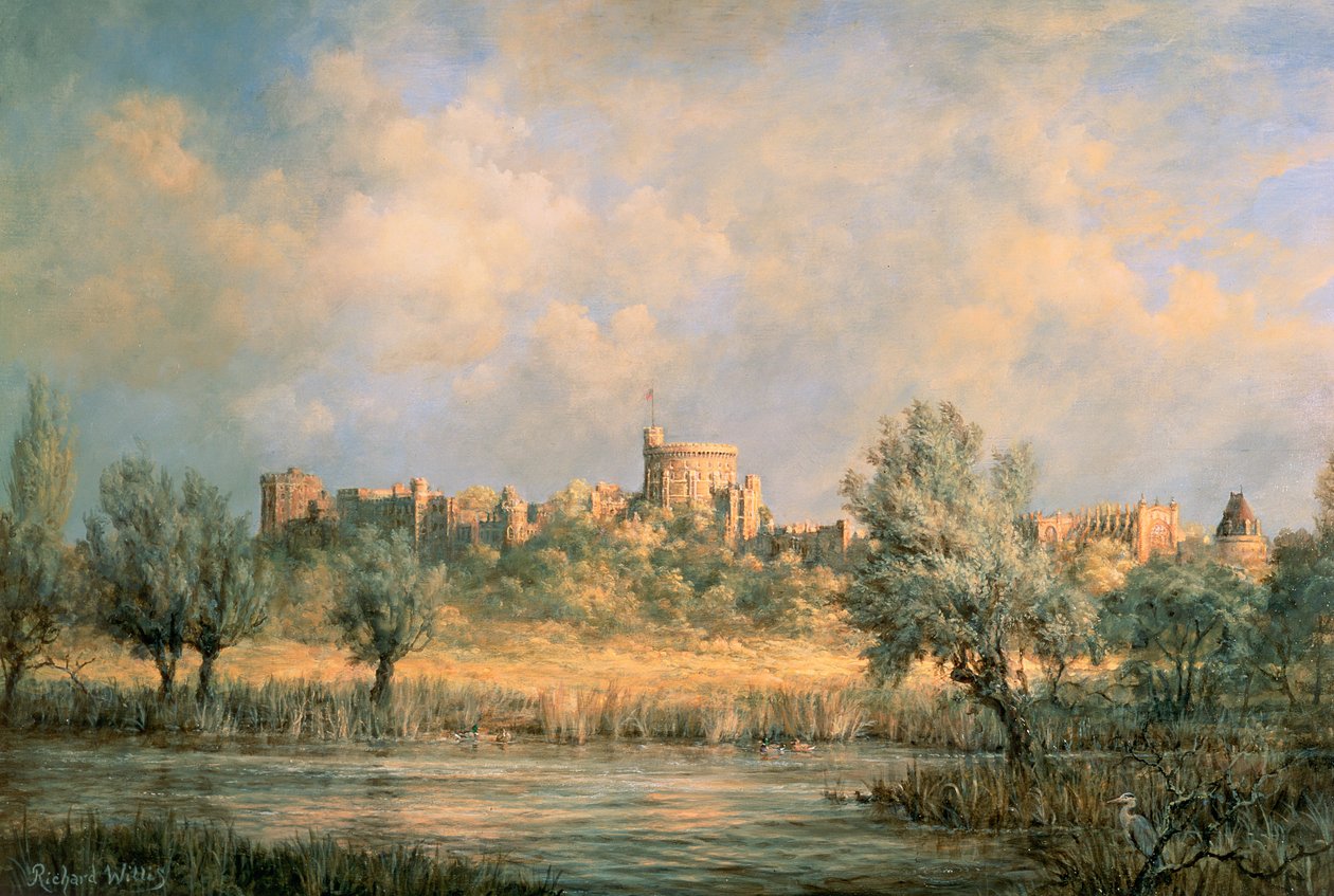 Castelo de Windsor: do rio Tâmisa de Richard Willis