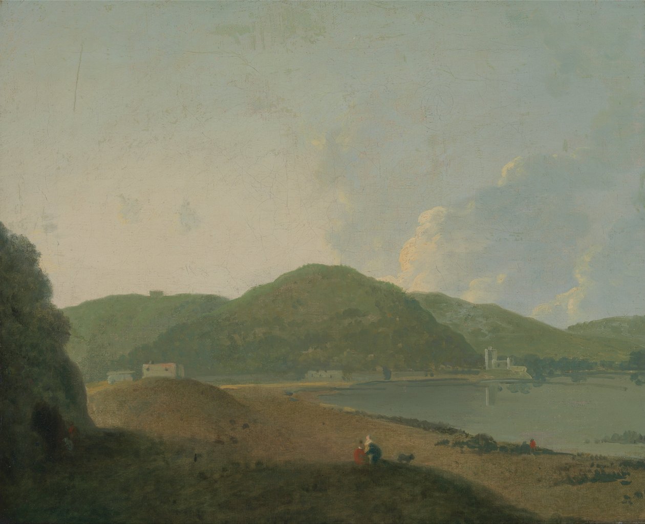 Lago dAgnano com o Grotta del Cane de Richard Wilson