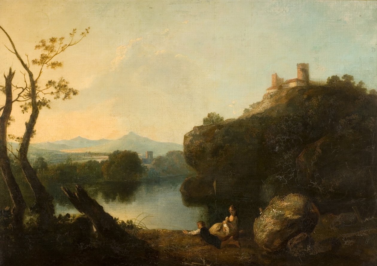 No Arno (óleo sobre tela) de Richard Wilson