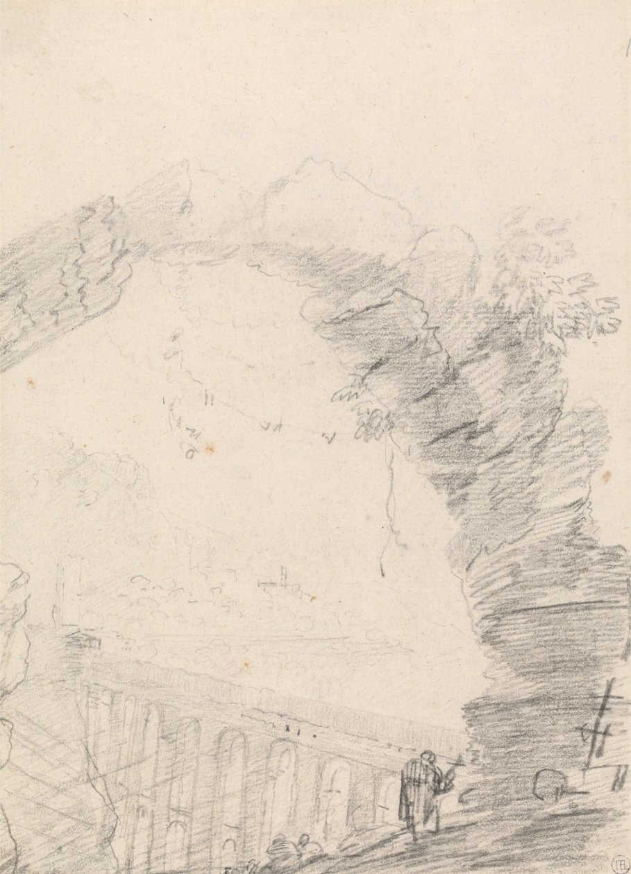 Ponte das torres, vista através de um arco de Richard Wilson