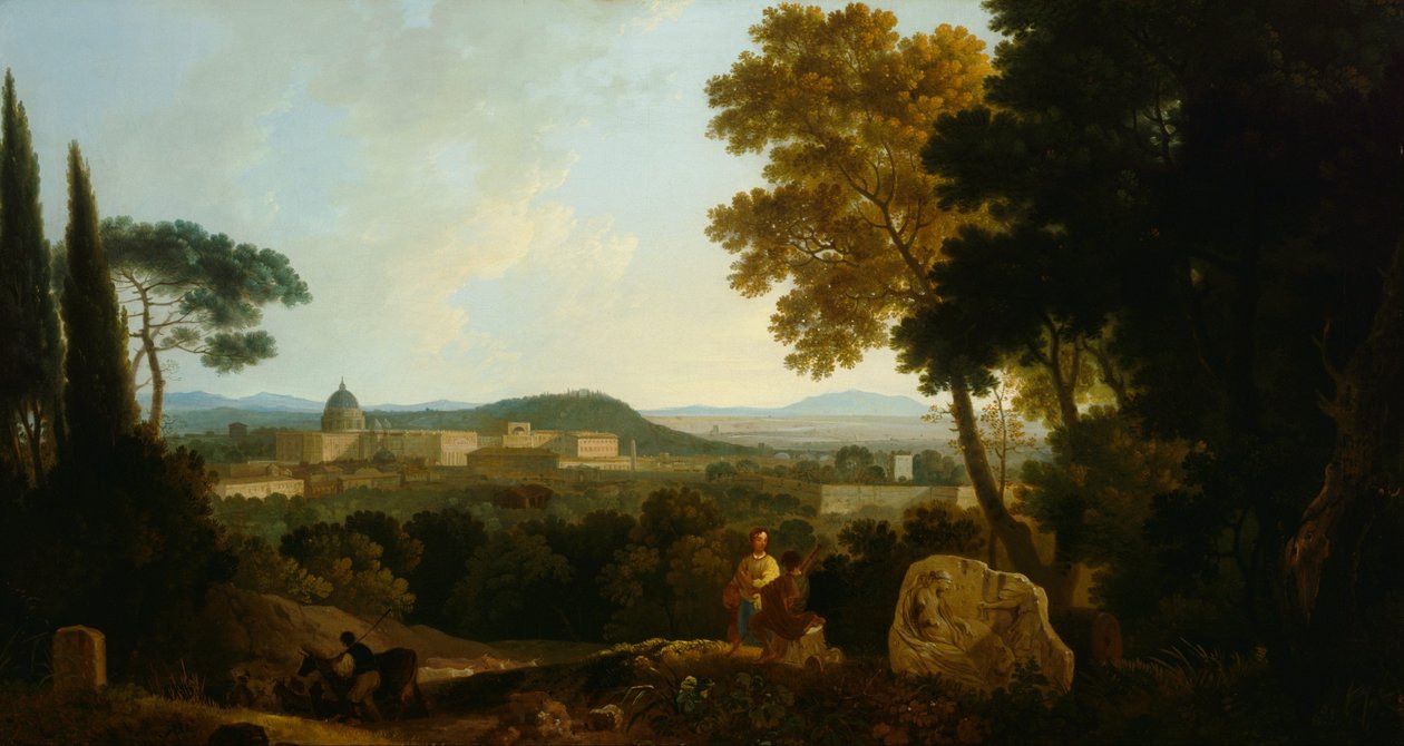 São Pedro e o Vaticano do Janículo, Roma de Richard Wilson