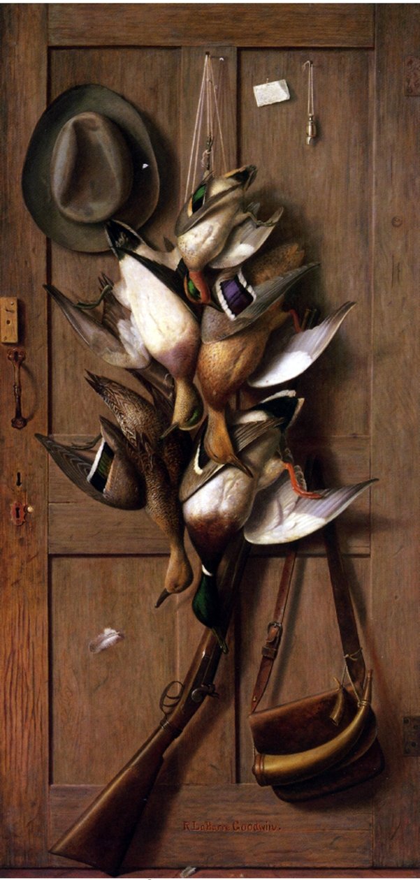 Patos: Porta da Cabine de Theodore Roosevelt, 1905 de Richard la Barre Goodwin