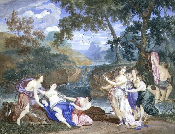 Diana e Callisto de Richard van Orley