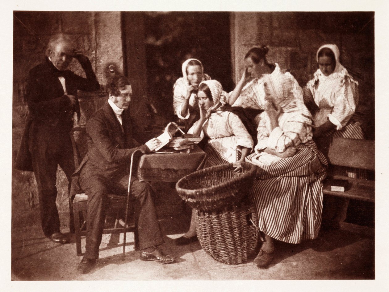James Fairburn DD (Fairburn Reading to the Fishwives), c 1843 de John Pardon