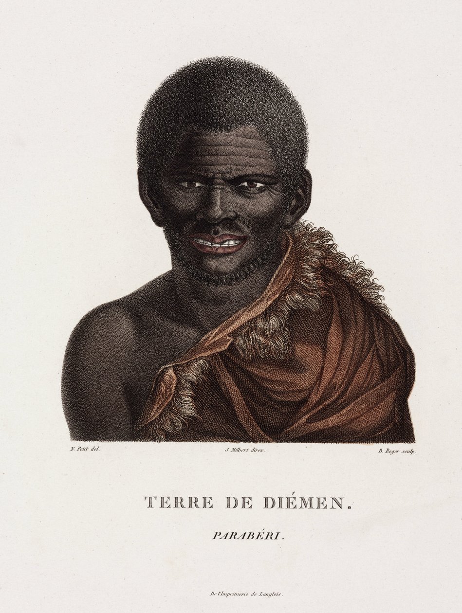 Aborígene da Tasmânia, Austrália de John Pardon