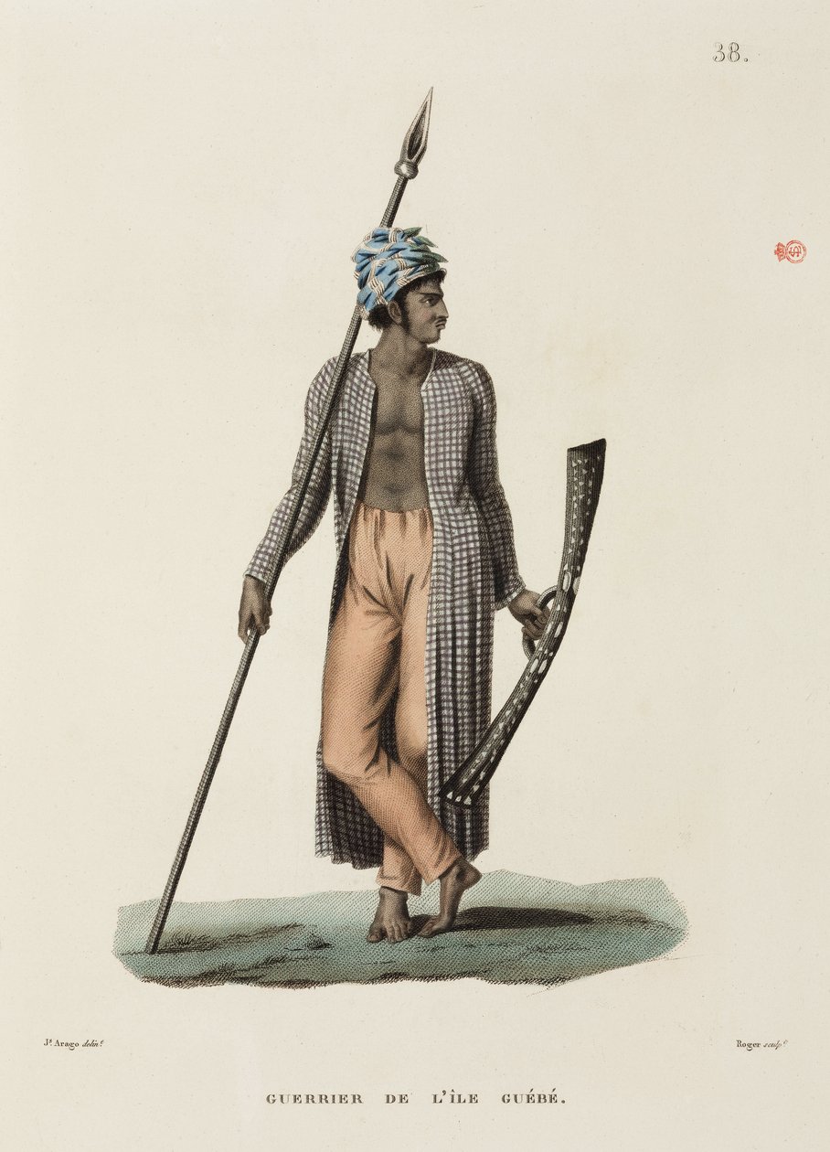 Guerreiro da ilha de Guebe de John Pardon