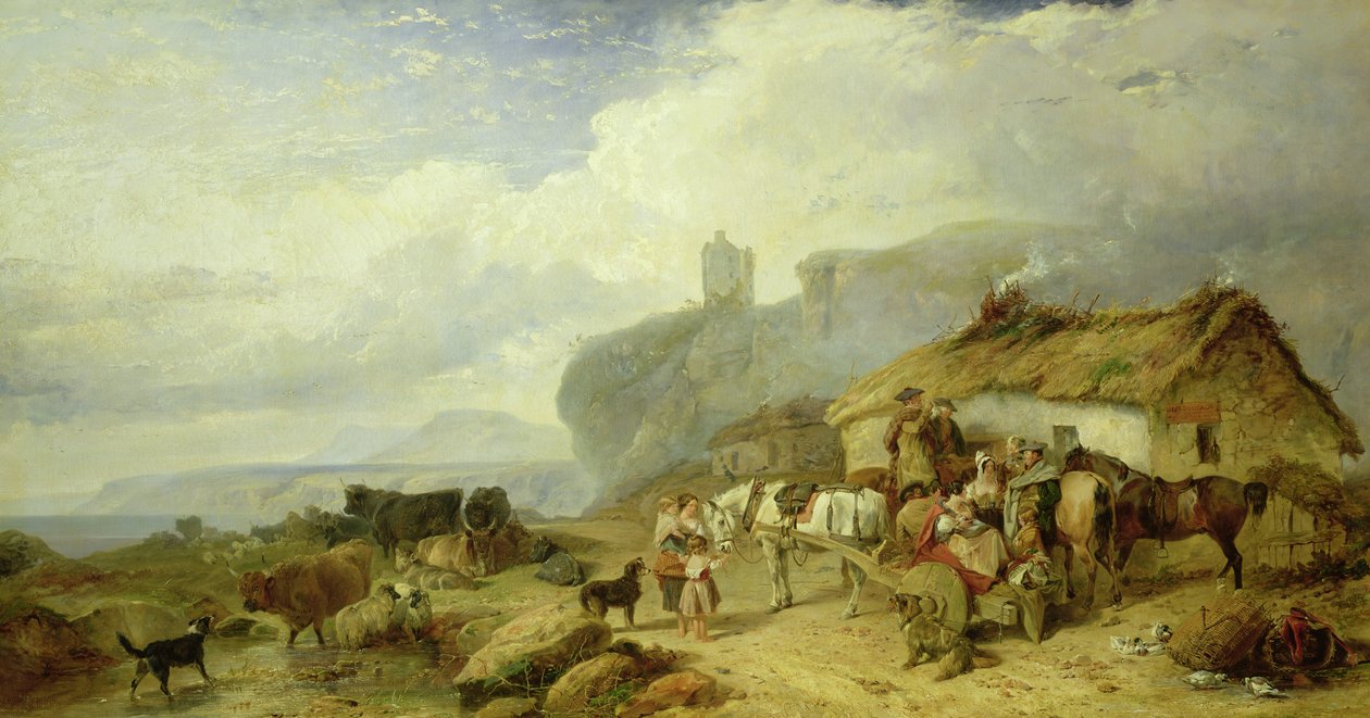 Drover&39;s Halt, Ilha de Mull à Distância, 1845 de Richard Ansdell