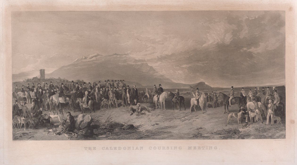 O Encontro de Coursing Caledonian de Richard Ansdell