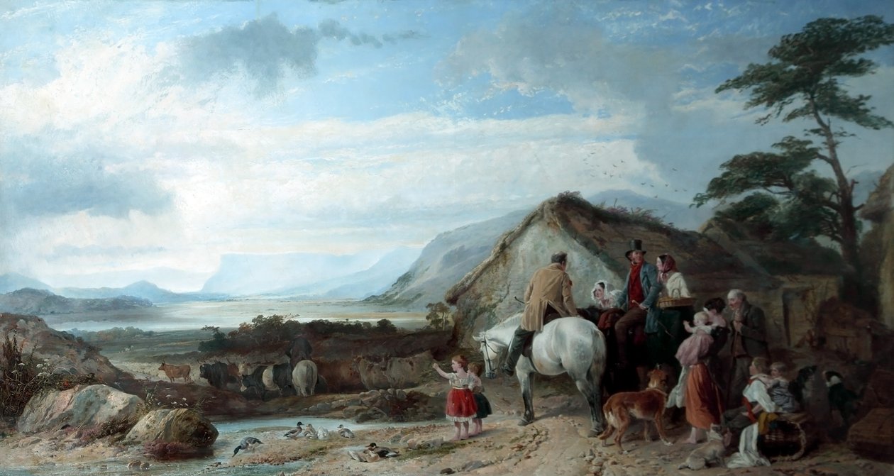 A Parada do Drover, 1846 de Richard Ansdell