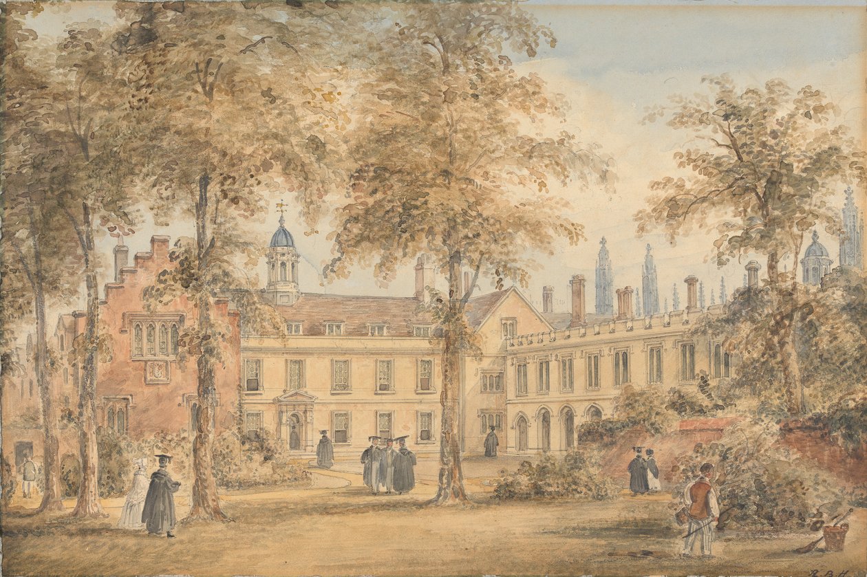 Trinity Hall do Jardim, Cambridge de Richard Banks Harraden